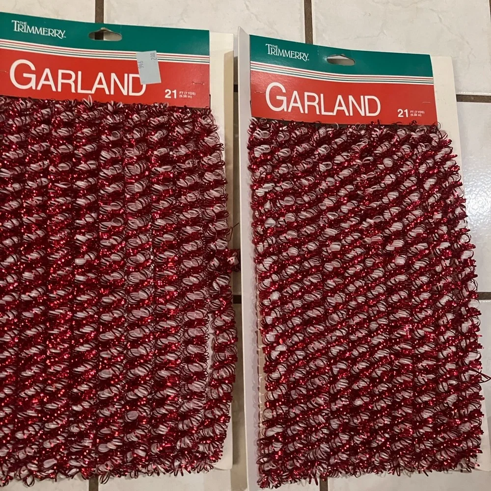 Vintage Christmas garland